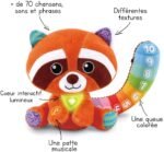 VTech - Noa compte avec moi – Peluche Pour Apprendre à Compter / 6 Mois-3 Ans – Version FR