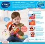 VTech - Noa compte avec moi – Peluche Pour Apprendre à Compter / 6 Mois-3 Ans – Version FR