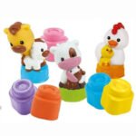 Clementoni- 17174 - Clemmy-Animaux de la Ferme, 6-36 mois Multicolore