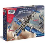 Clementoni - 52225-Atelier Mécanique - Avions et hélicoptères-Jeu scientifique