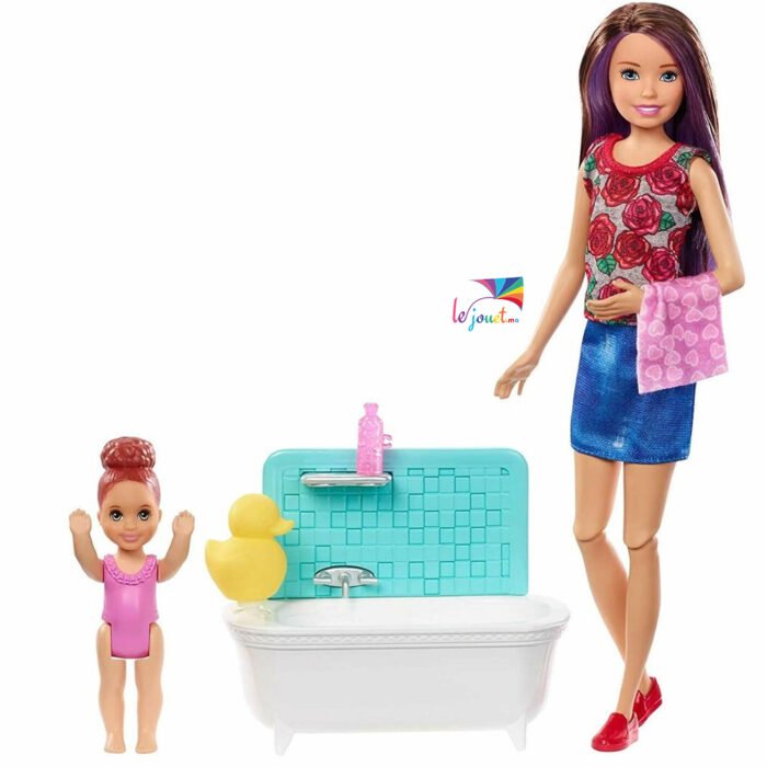 COFFRET BABYSITTER BARBIE– MATTEL 3