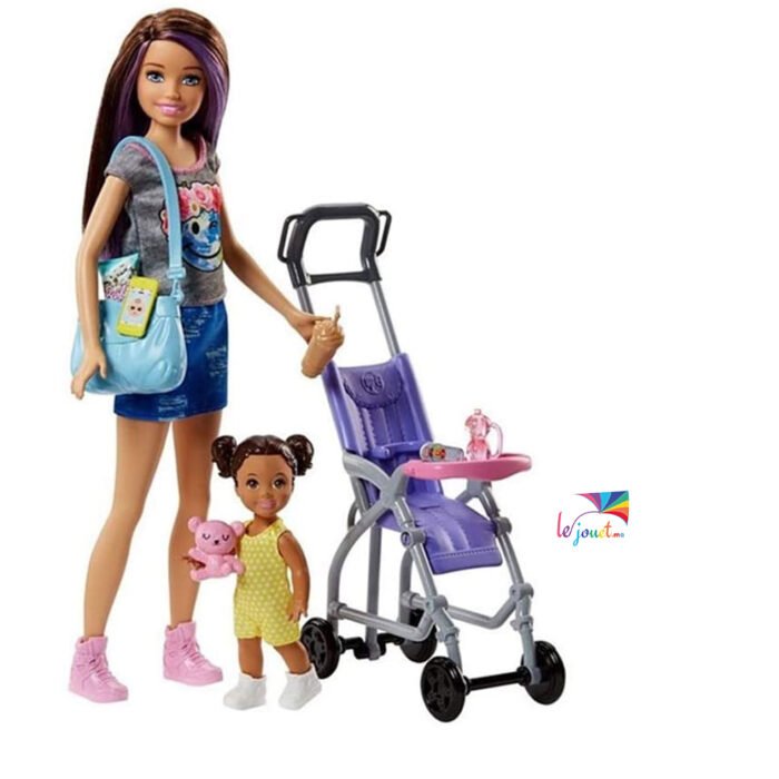 COFFRET BABYSITTER BARBIE– MATTEL 4