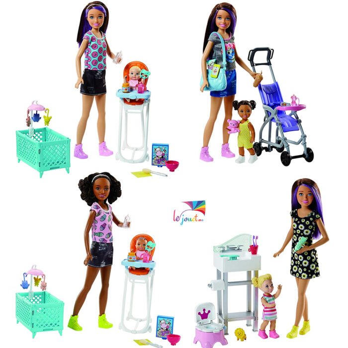 COFFRET BABYSITTER BARBIE– MATTEL 6