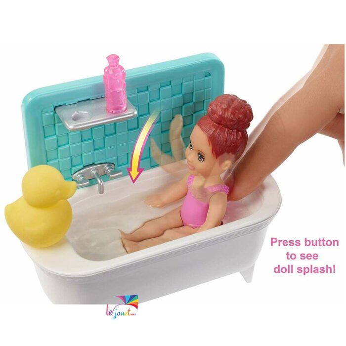 COFFRET BABYSITTER BARBIE– MATTEL 7
