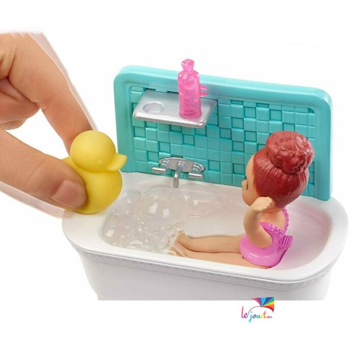 COFFRET BABYSITTER BARBIE– MATTEL 8