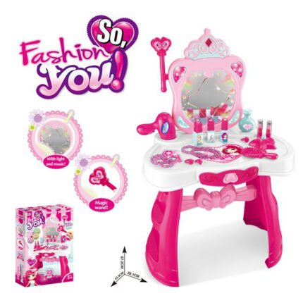 Coiffeuse AVEC LUMIÈRE ET MUSIQUE 23PCS