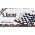 Jeu d'échecs Deluxe magnétique, Pliable pour Enfants à partir de 6 Ans et Adultes