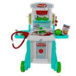 Mallette à outils 3-en-1 sur roulettes du docteur