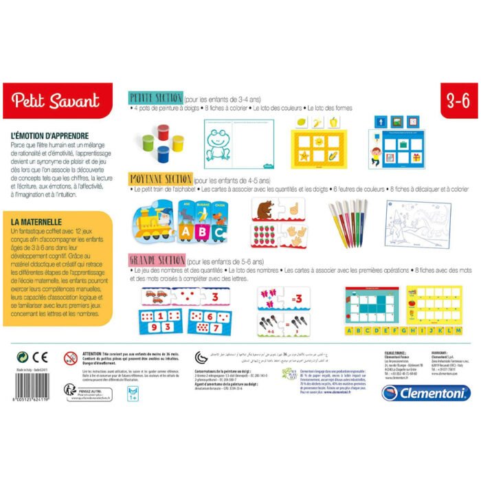 La Maternelle Jeux educatif Clementoni 62411 8