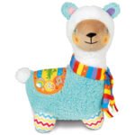Clementoni Lama interactif-Jouet bébé-Lavable en Machine, Version française, 6 Mois et Plus, 52417, Multicolore