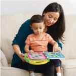 VTech - Mon Imagier des Animaux Bilingue, Livre Bébé Parlant et Interactif, Dès 2 ans - Version FR