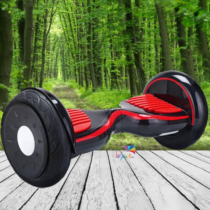 Nouveau Smart Hoverboard 4×4 Bluetooth 10 pouces graffiti flame et carbone 10
