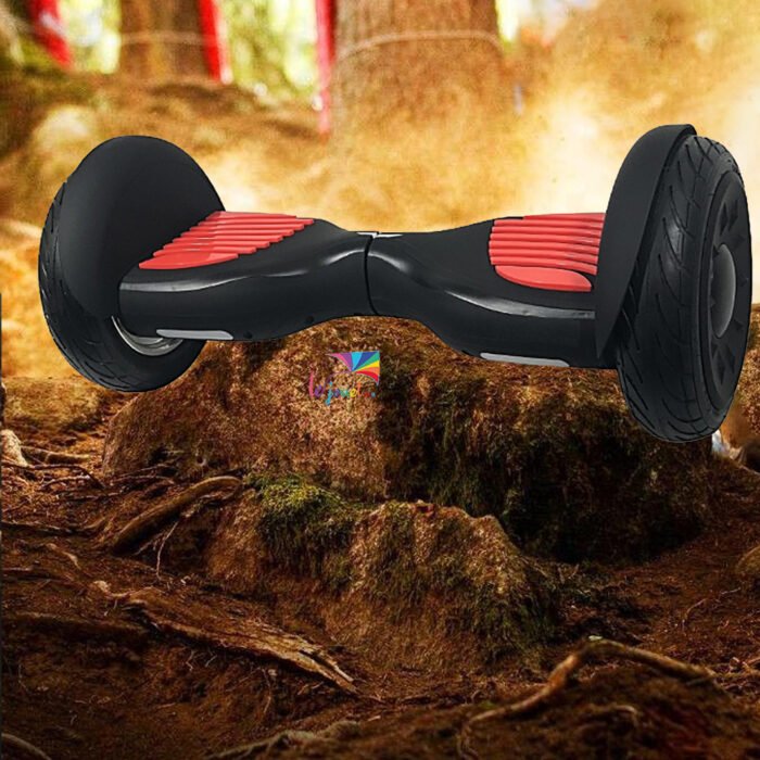 Nouveau Smart Hoverboard 4×4 Bluetooth 10 pouces graffiti flame et carbone 6