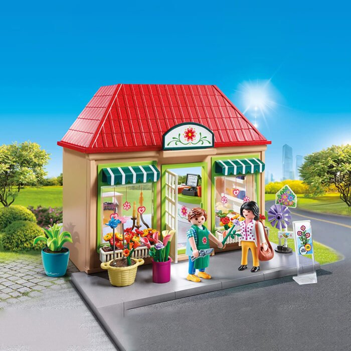 Magasin de fleurs Playmobil