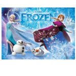 Puzzle Glitter 104 pièces Frozen - CLEMENTONI