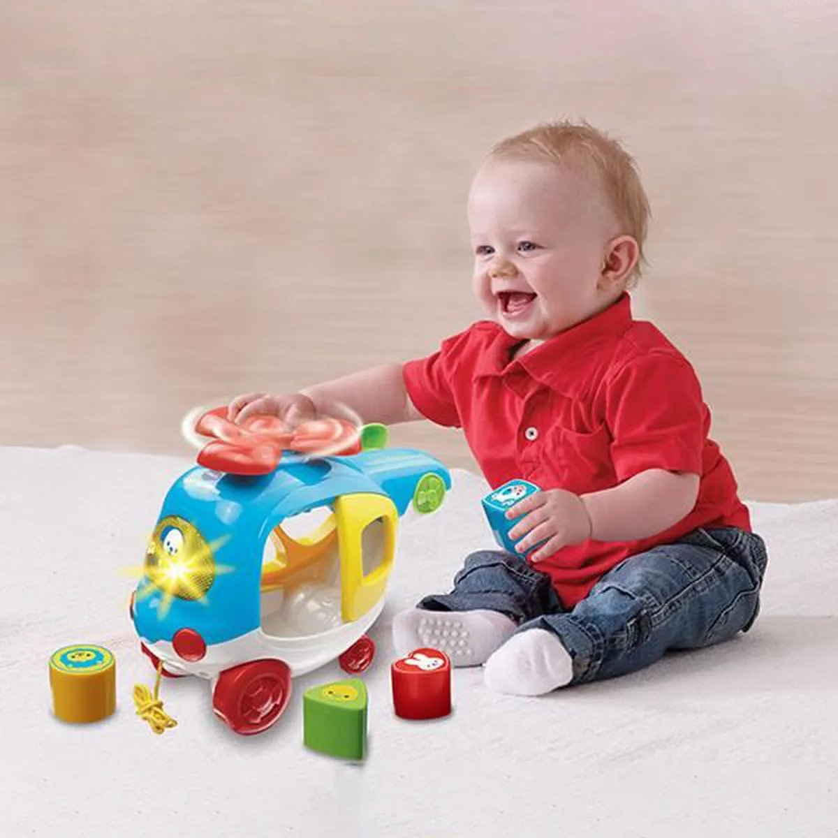 Super Hélico des Formes - VTech (02) VTech - 151005 - Forme À Trier Et À Empiler - Super Hélico des Formes