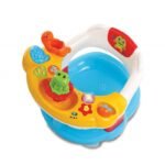 VTECH- Super Siege 2 en 1 Baby Premier Age, Jouet DE Bain, 80-515405, Multicolore - Version FR
