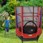 Trampoline rouge et noir