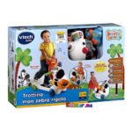 VTech - 112655 - Trottino Mon Zèbre Rigolo - Rose - Version FR