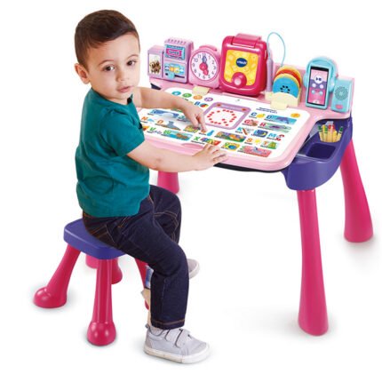 Magi Bureau Interactif 5 en 1 Rose – Vtech –