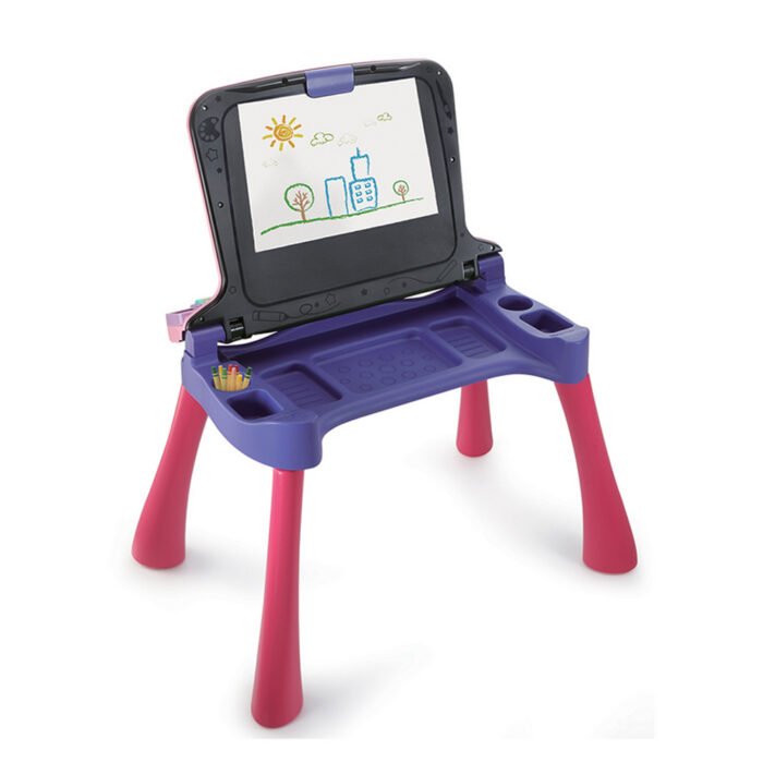 Magi Bureau Interactif 5 en 1 Rose – Vtech – 7