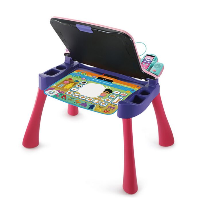 Magi Bureau Interactif 5 en 1 Rose – Vtech – 8