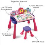 Magi Bureau Interactif 5 en 1 Rose – Vtech –