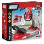 Simulateur de conduite Pilot V8 Rouge et noir – Smoby