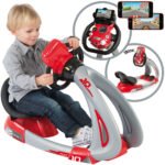Simulateur de conduite Pilot V8 Rouge et noir – Smoby