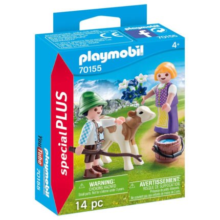 Enfants avec Veau - PLAYMOBIL - 70155