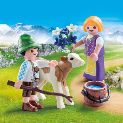 Enfants avec Veau - PLAYMOBIL