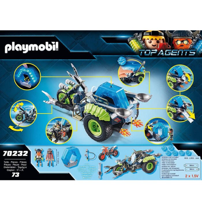 Moto des neiges des Rebelles arctiques Multicolor PLAYMOBIL 70232 3