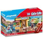 Pizzeria avec Terrasse avec Effets Lumineux - PLAYMOBIL City Life - 70336