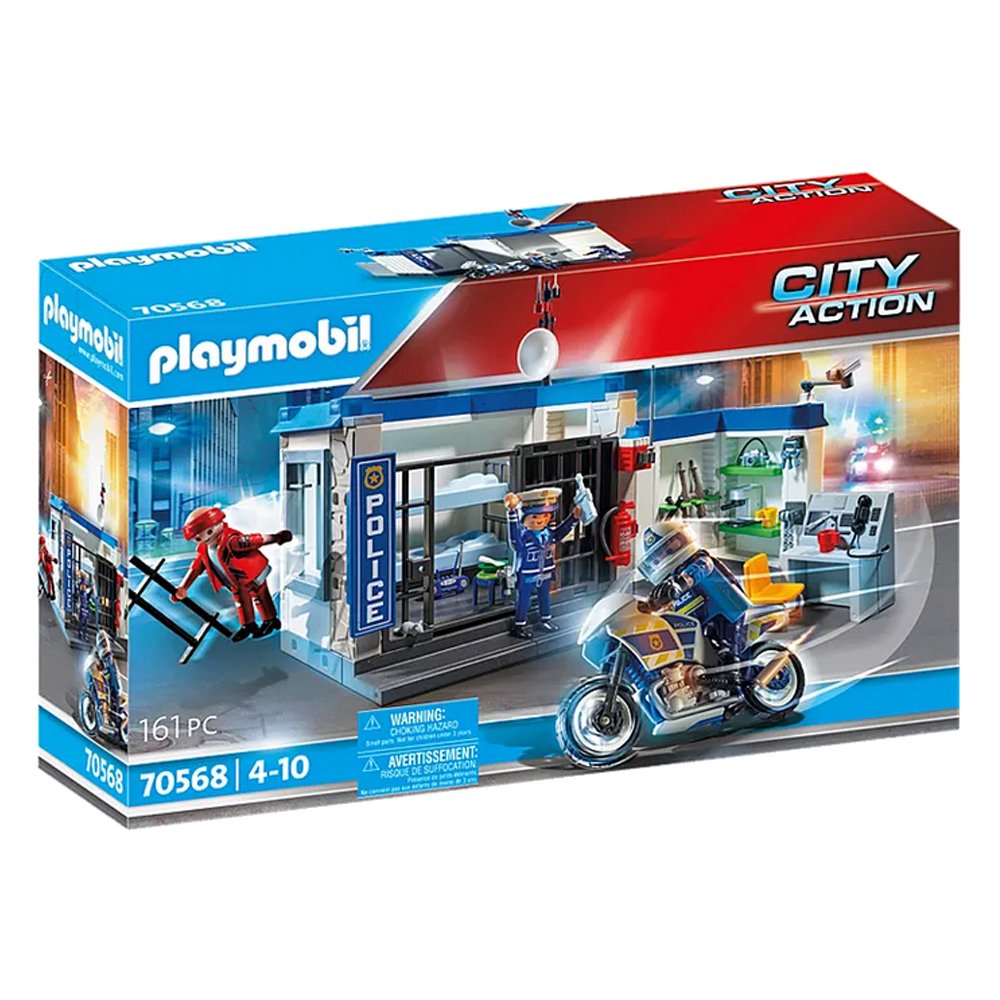 Poste de police et cambrioleur - PLAYMOBIL -City Action-70568 (1) Poste de police et cambrioleur - PLAYMOBIL -City Action-70568