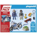 Starter Pack Motard de police et voleur - PLAYMOBIL City Action - 70502