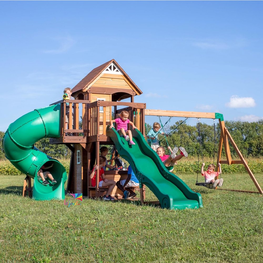 Structure De Jeux Cedar Cove – Backyard Discovery –