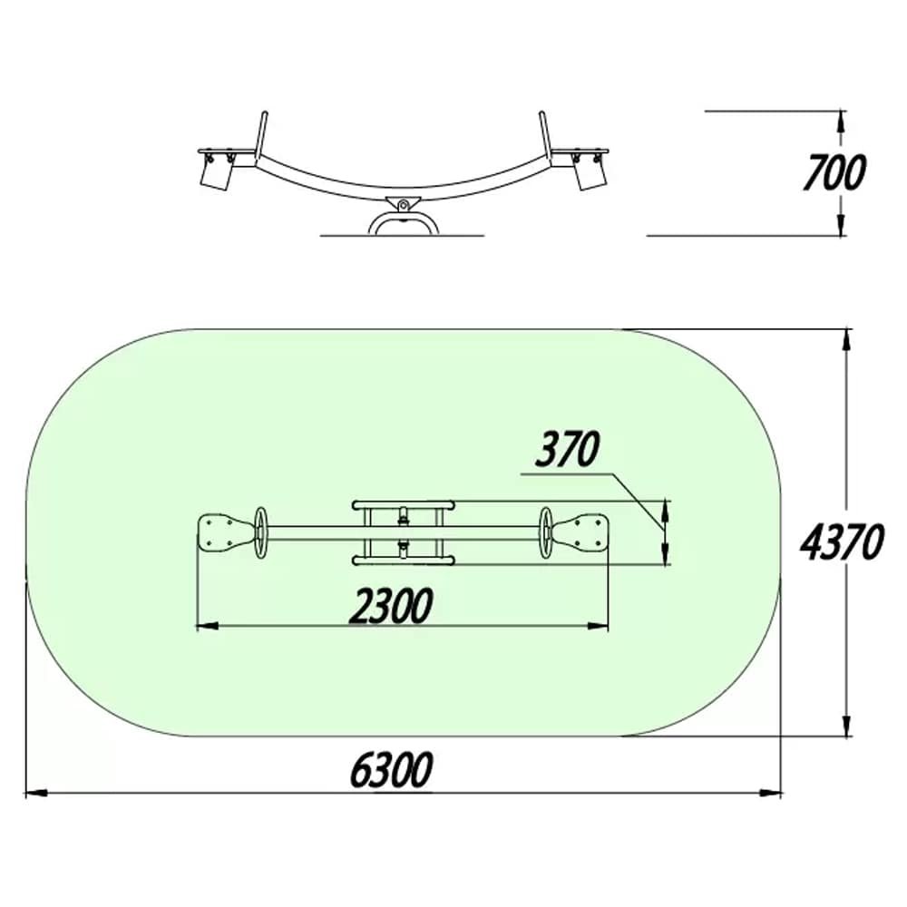 Balançoire Vague KB-4.05 (8) Balançoire "Vague" KB-4.05