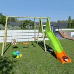 Balançoire en bois poutre métal Techwood OPTIMA Trigano