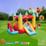 Happy hop - Grande Aire de jeux gonflable - 4 en 1