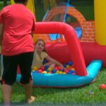 Happy hop - Grande Aire de jeux gonflable - 4 en 1