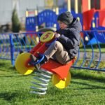 Jeu sur ressort Moto à sceller pour enfants KP-4.02