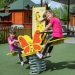 Jouet à bascule à ressort deux places Papillon KP-4.06