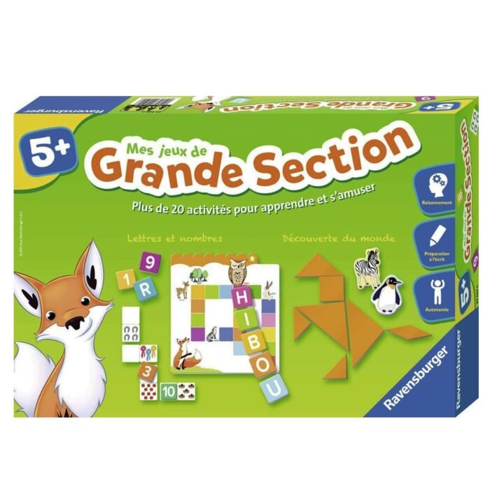 Mes jeux grande section - Ravensburger – 245246 - 20 Activités