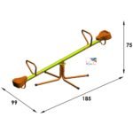 Trebuchet à bascule rotatif COUCOU- Trigano