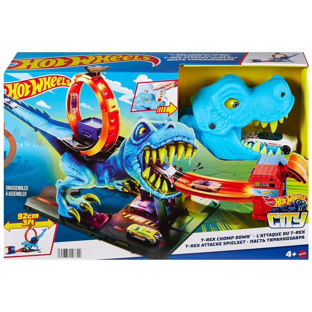 Circuit l'Attaque du T-Rex - Hot Wheels (1) Circuit l'Attaque du T-Rex - Hot Wheels