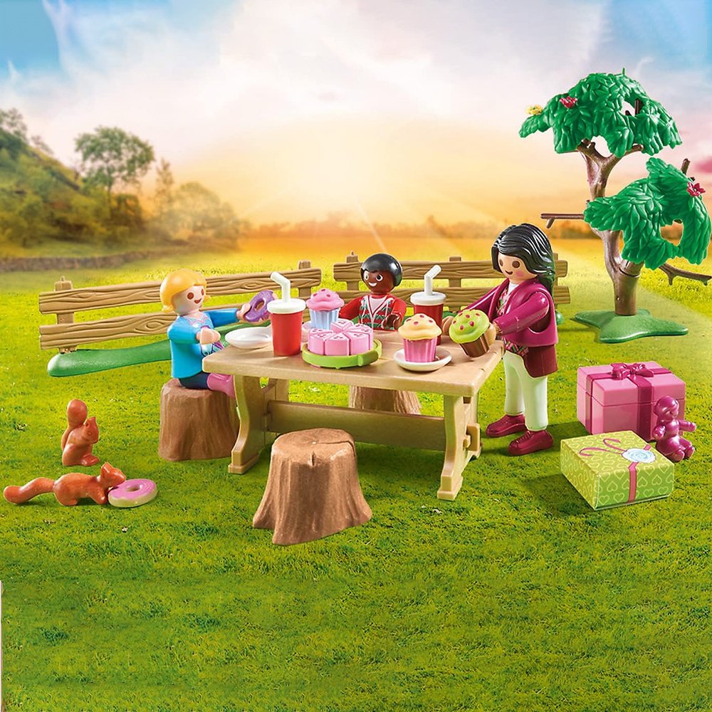Décoration de fête avec poneys Playmobil - 70997 - (3) Décoration fête avec poneys Playmobil Country