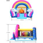 Grande Aire de jeux gonflable FANTASY UNICORN – Happy hop