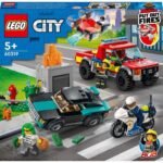 LEGO City Fire Le Sauvetage des Pompiers et La Course-Poursuite de La Police