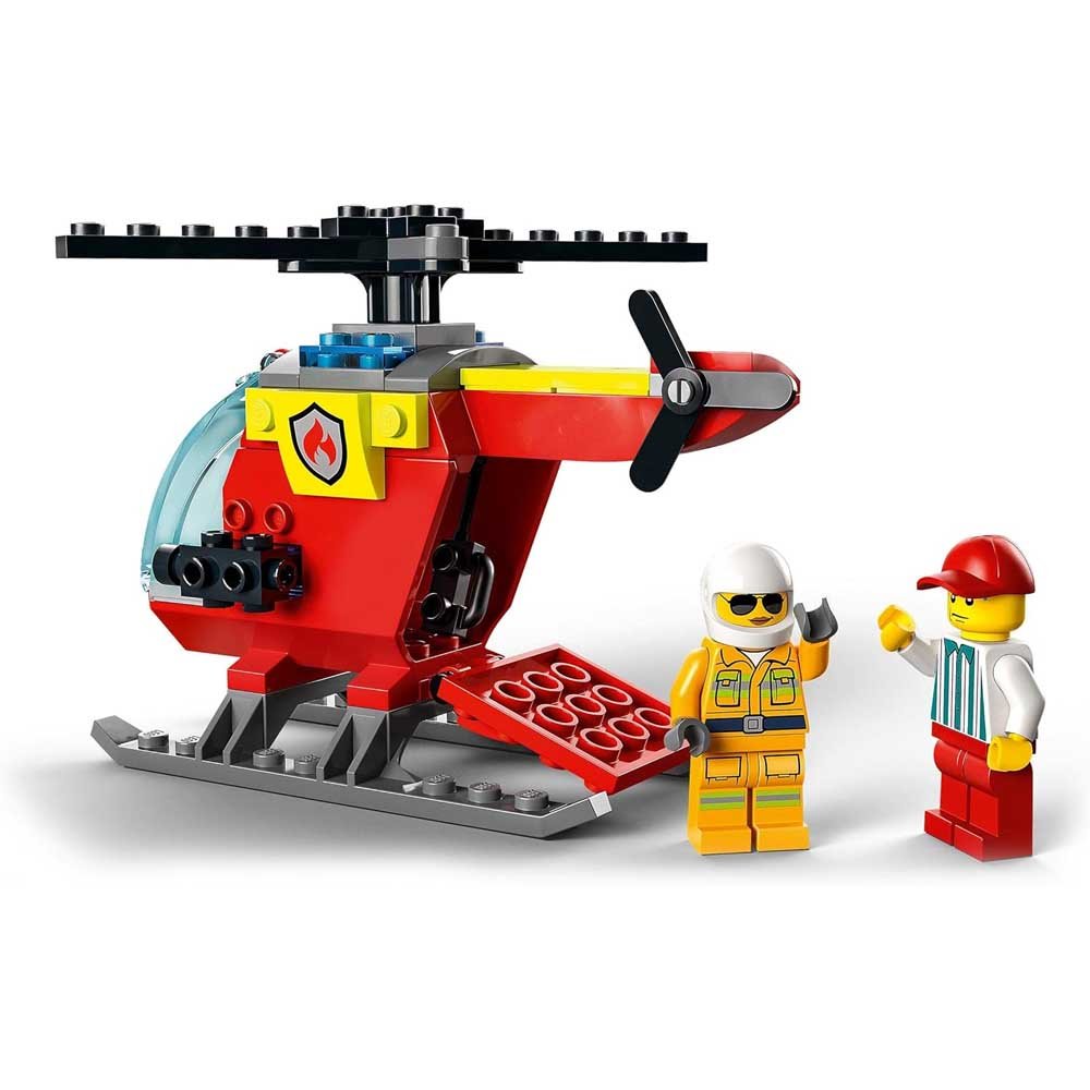 L'hélicoptère des pompiers - LEGO City Fire (3) Lhelicoptere des pompiers LEGO City Fire 3