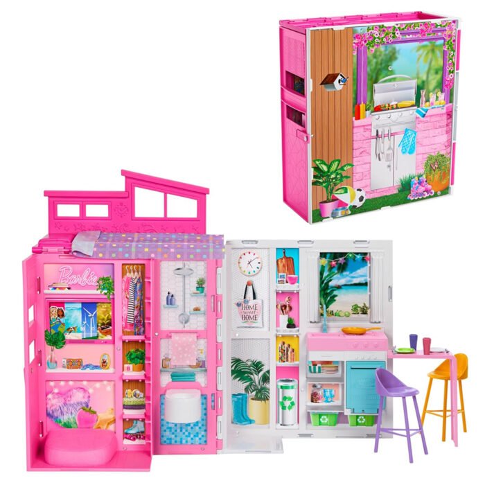 Maison de vacances Barbie. Avec 4 zones de jeu et 11 accessoires 5
